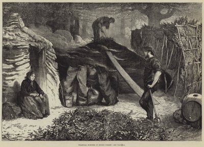 Charcoal Burners in Epping Forest by Edwin Buckman